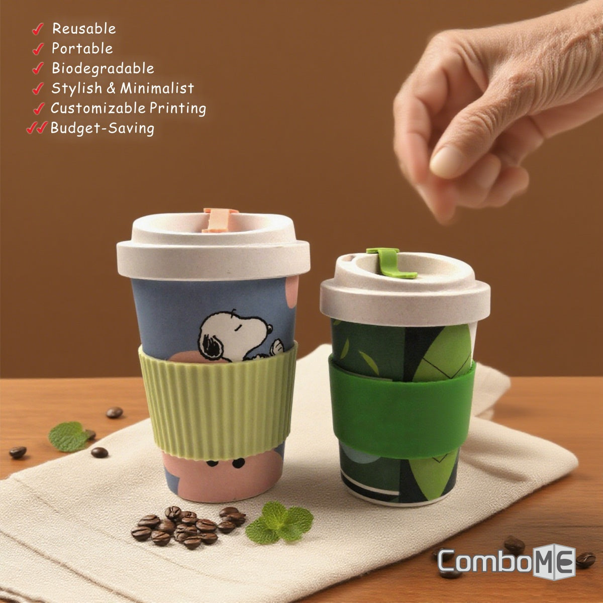 Bamboo Fiber Cups