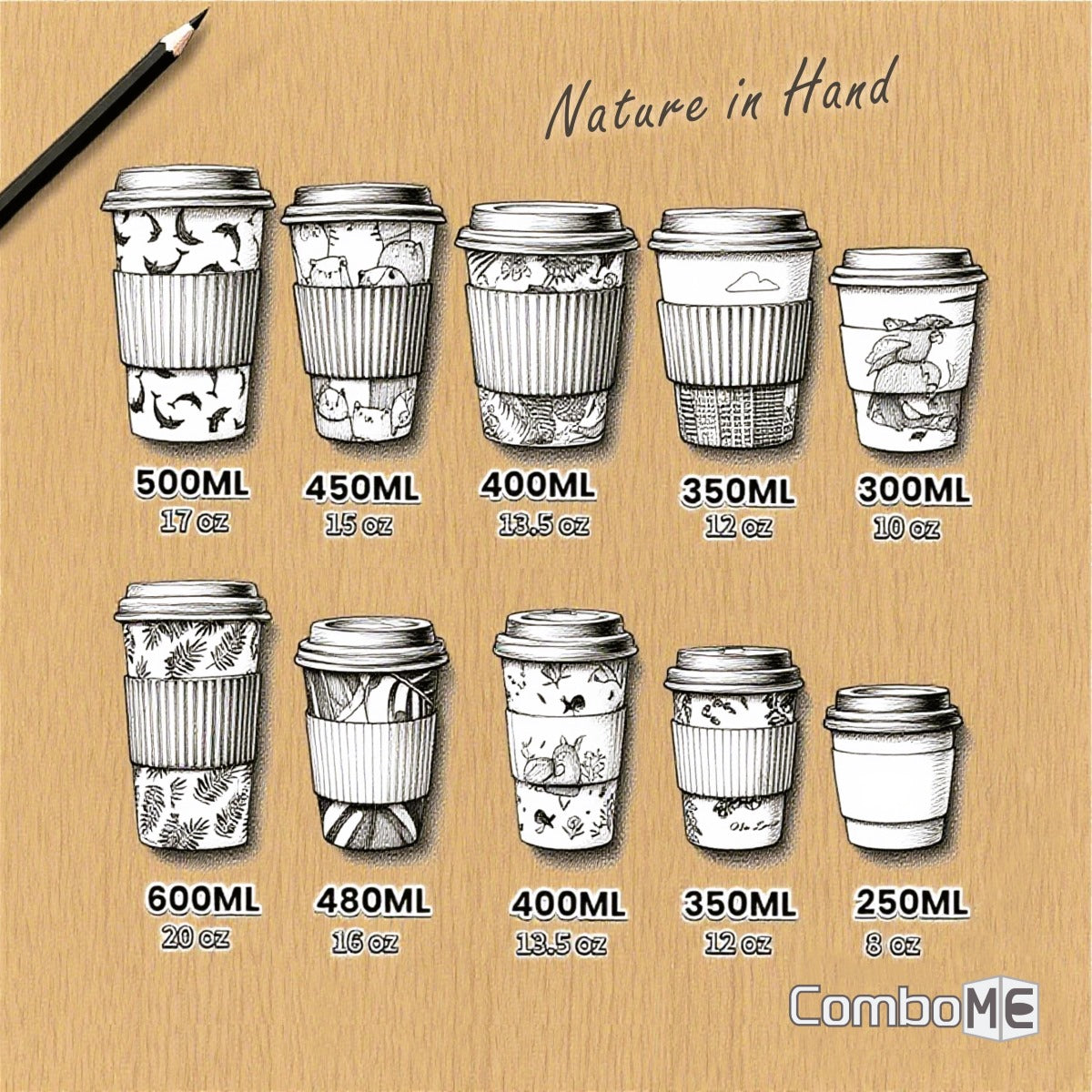Bamboo Fiber Cups