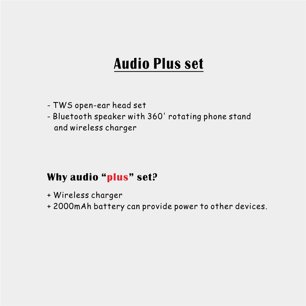 Audio PLUS set